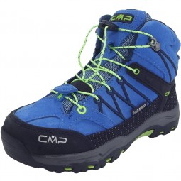 CMP Kids Rigel Mid WP Kinder Trekkingschuhe Türkis (Royal-Frog)