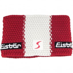 Eisbär Jamie Flag Unisex Stirnband rot/weiß/rot