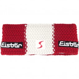 Eisbär Jamies Flag Unisex Stirnband rot/weiß/rot