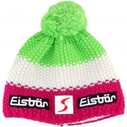 Eisbär Star Neon Pompon SP Kids Mädchen Strickmütze pink/weiß/neongrün