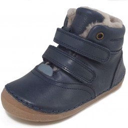 Froddo G2110053 Lammfell Kleinkinder Winterstiefel dunkelblau (blue)