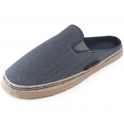 Giesswein Petersdorf Herren Baumwoll-Pantoffel jeans