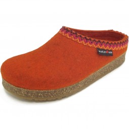 Haflinger Grizzly Francisco Unisex Pantoffeln orange (rost)