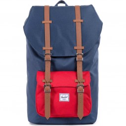 Herschel Little America Unisex Rucksack dunkelblau/rot (navy/red)