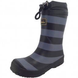 Joules Winter Wellies Jungen Wintergummistiefel schwarz (black stripe)