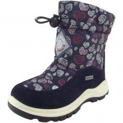 Naturino Rain-Step Varna Mädchen Winterstiefel dunkelblau/beige (blue)