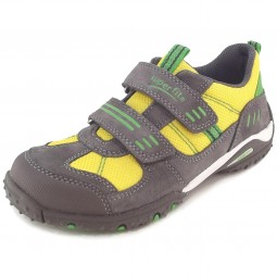 Superfit Sport4 Kinder Sneaker grau/gelb (stone/multi)