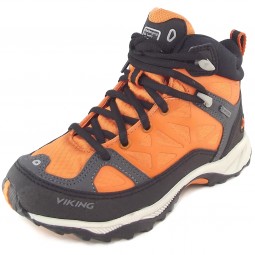 Viking Gore-Tex Ascent Jr GTX Kinder Hiking-Schuhe orange/schwarz (rust/blk)