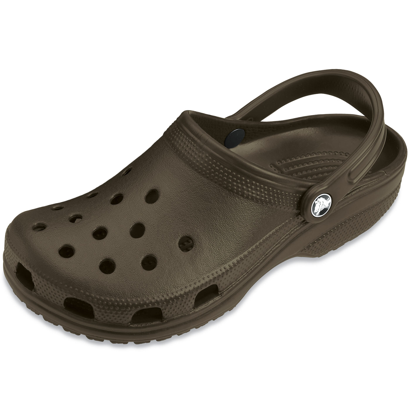 chocolate crocs clog