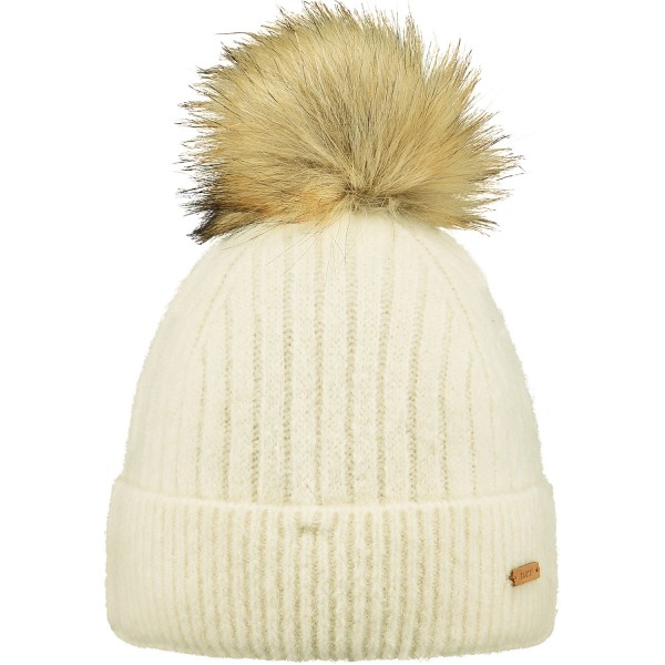 Barts Joselyn Beanie Damen Weiche Wintermütze Cremeweiß (Cream)