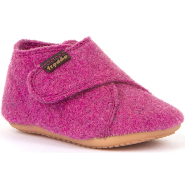Froddo Prewalkers Wooly Kleinkinder Wollfilz-Hausschuhe Fuxia