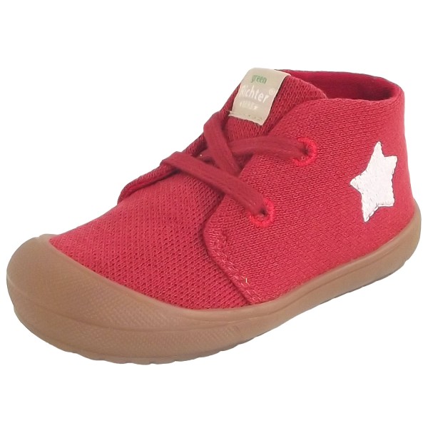 Richter Holzfaser Maxi Kleinkinder Lauflernschuhe Rot (Fire/White)