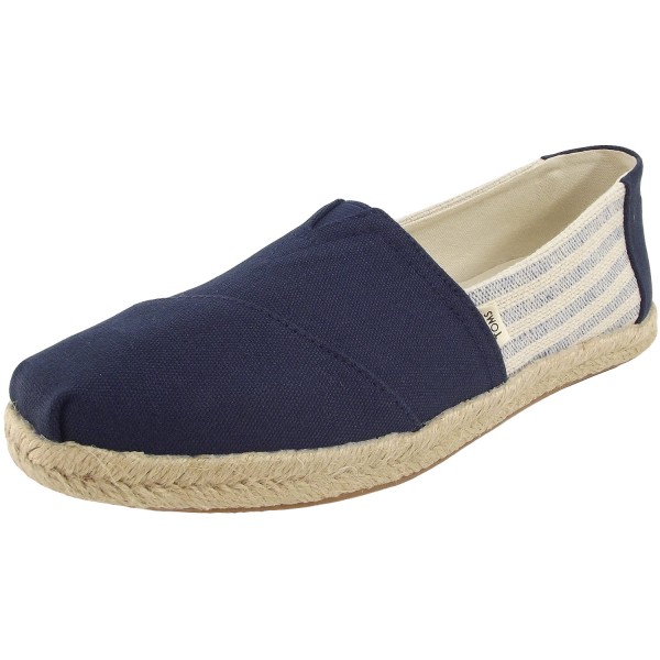 Toms League Stripes Wm Damen Espadrilles dunkelblau/cremeweiß (navy ivy)