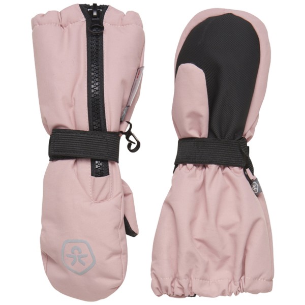 Color Kids Waterproof Zipper Mittens Baby Winter-Fäustlinge Rosa (Zephyr)