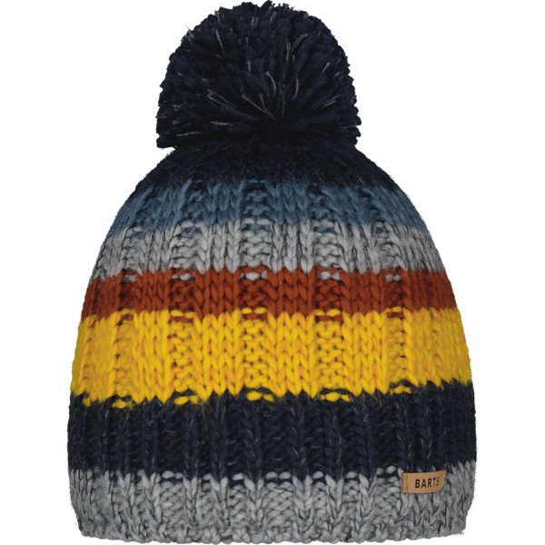 Barts Buck Beanie Jungen Grobstrick-Wintermütze Mehrfarbig (Navy)