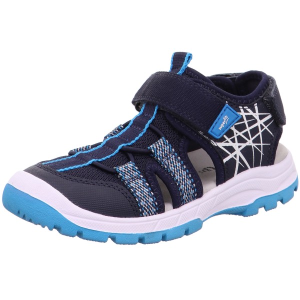 Superfit Tornado Jungen Trekkingsandale  Blau/Blau