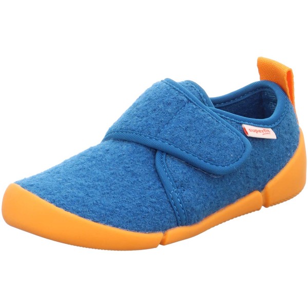 Superfit - Barefit Venti - Kinder Barfuß-Hausschuhe - Blau/Orange