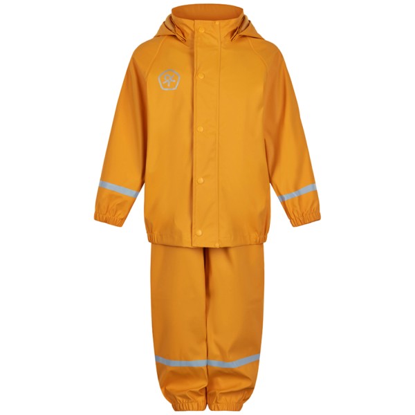 Color Kids Rain Set Kinder Regen-Jacke/Hose Gelb (Cadmium Yellow)