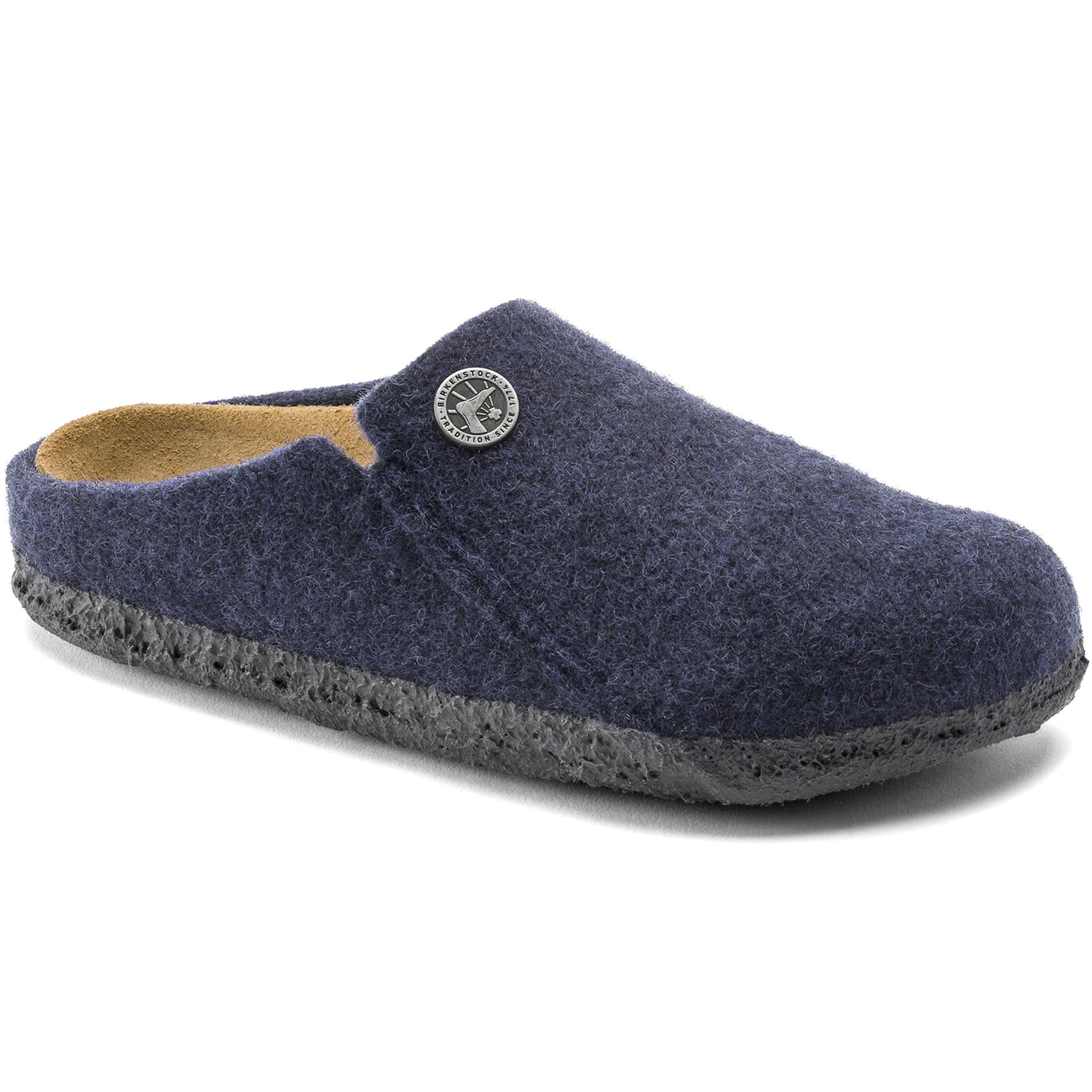 blue birkenstock clogs