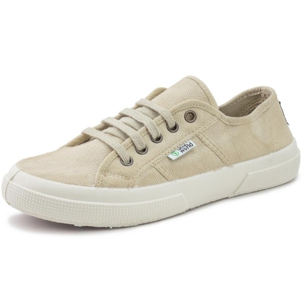 Natural World Blossom Unisex Bio-Baumwolle Sneaker Beige (Sand)