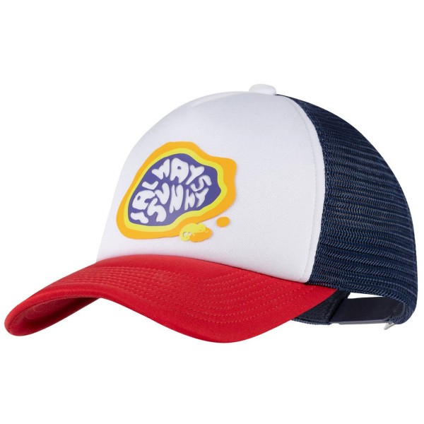 Buff - Trucker Cap Youth - Kinder Klassiker-Kappe - Weiß/Rot/Blau (Parth Multi)