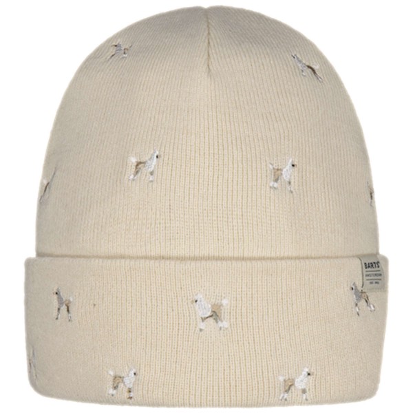 Barts - Vinson Beanie - Herren Feingestrickte Mütze mit Pudels - Creme (Wheat)