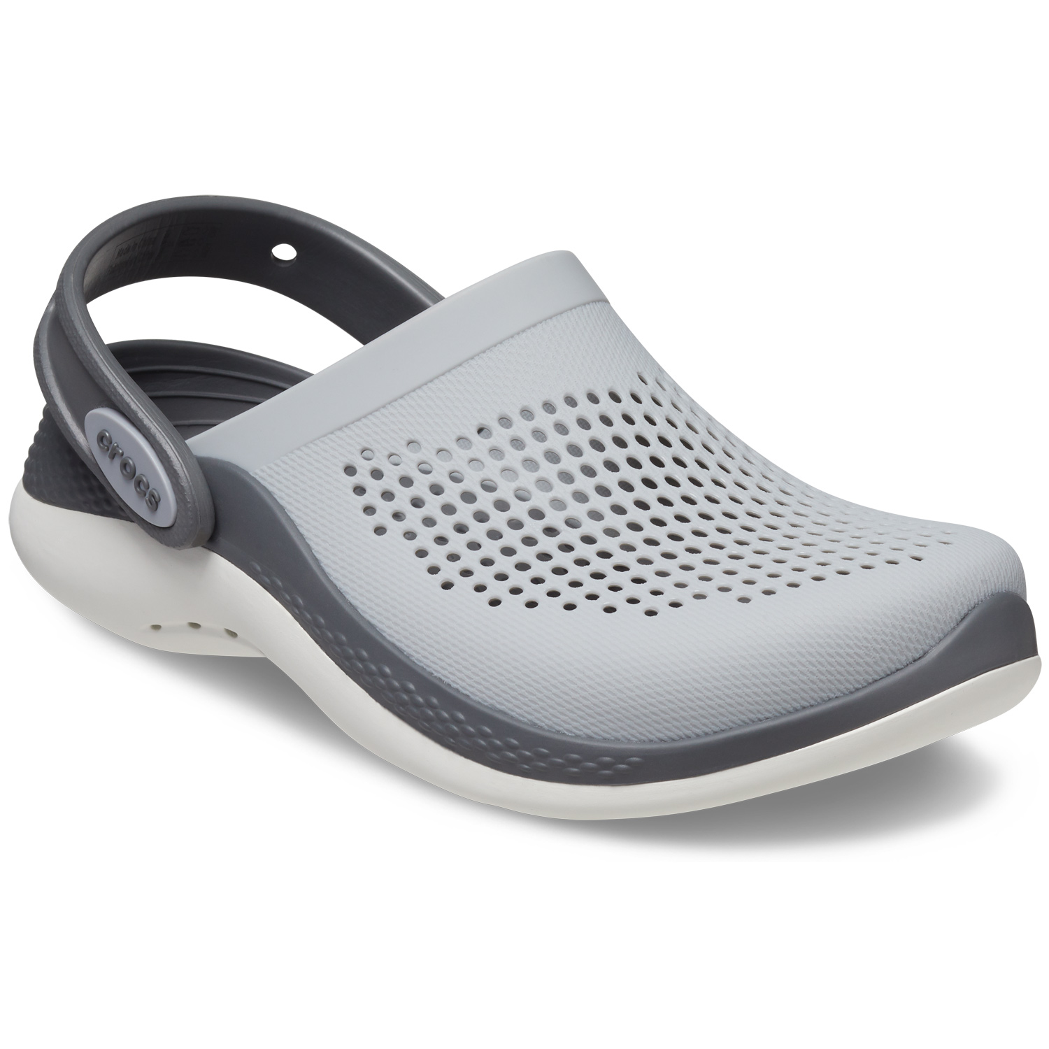 Crocs Literide 360 Kids Child Soft Clog Light Grey/Slate Grey | Mules ...