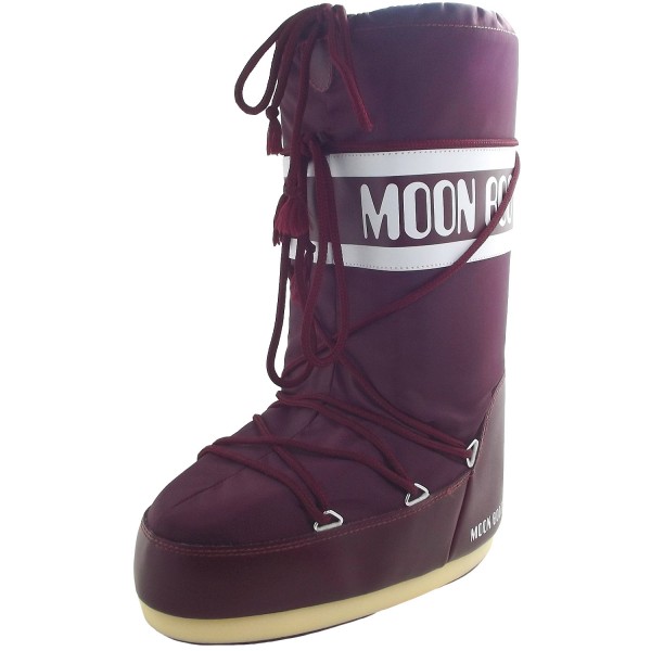 burgundy moon boots