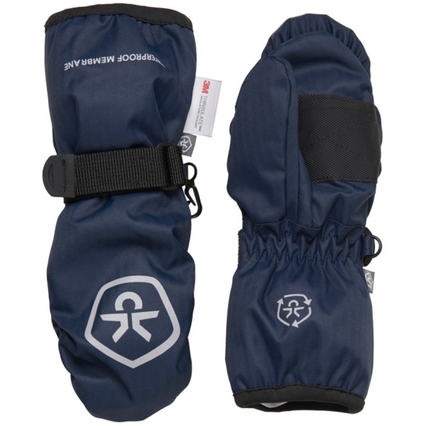 Color Kids Waterproof Mittens Kinder Wasserdichte Ski-Fäustlinge Dunkelblau (Total Eclipse)