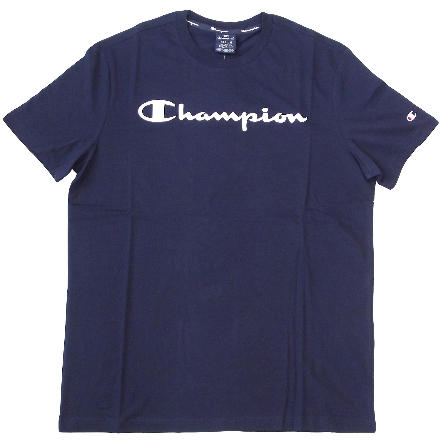 navy blue champion crewneck