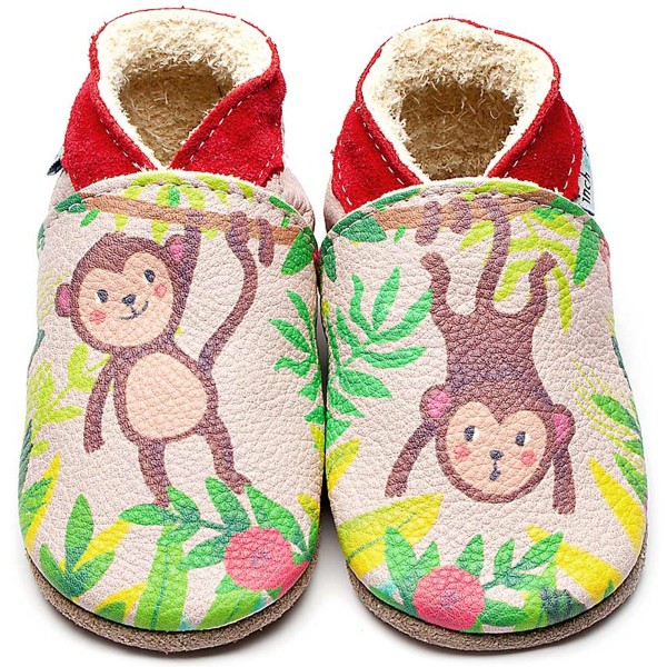 Inch Blue Monkey Kleinkinder Krabbelschuhe Mehrfarbig