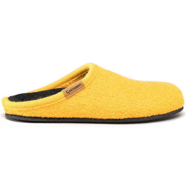 Gottstein Alpine Comfort Unisex Walkfilz-Pantoffel Gelb (Lux)