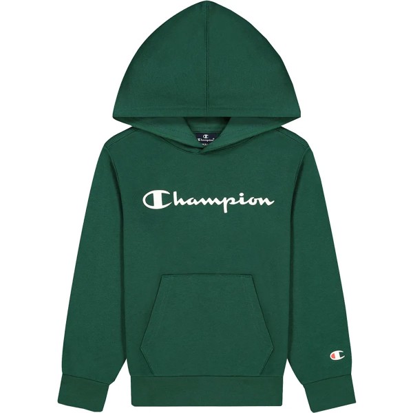 Champion Hooded Sweatshirt Kids Kinder Kapuzenpullover Forest Green (HLG)
