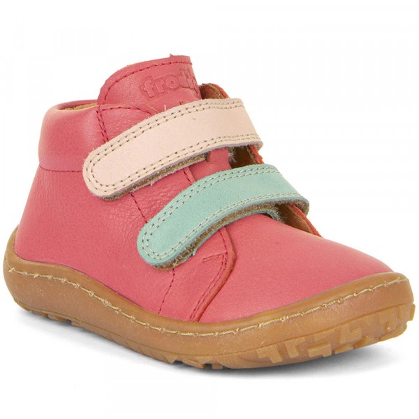 Froddo Barefoot First Step Mädchen Barfußschuhe aus Leder Pink (Coral)