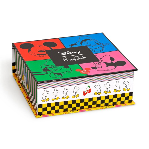Happy Socks Disney Gift Box 6-Pack Unisex Geschenks-Socken Mehrfarbig
