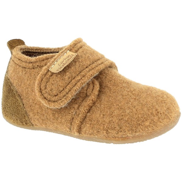 Living Kitzbühel Babyschuh Velourlederkappe Baby Hausschuhe Braun (Almond)