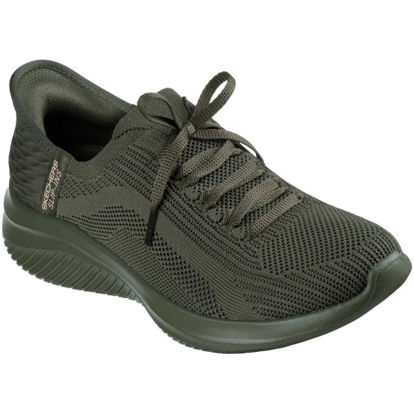 Skechers - Slip-ins - Ultra Flex 3.0 - Pure Color - Damen Komfort-Schlupfschuhe zum Reinschlüpfen - Olive