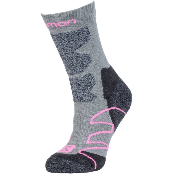 Salomon Performance Pro Damen Outdoor Socken grey/pink