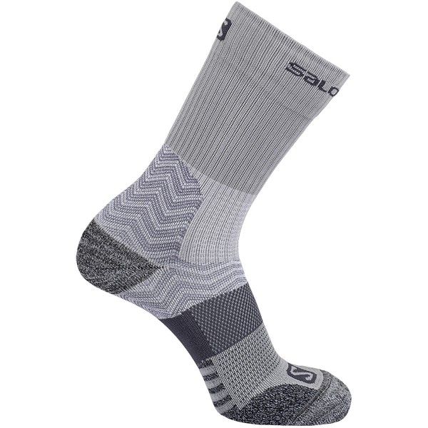 Salomon Outpath Mid Unisex Outdoor Socken Light Grey/Dark Grey