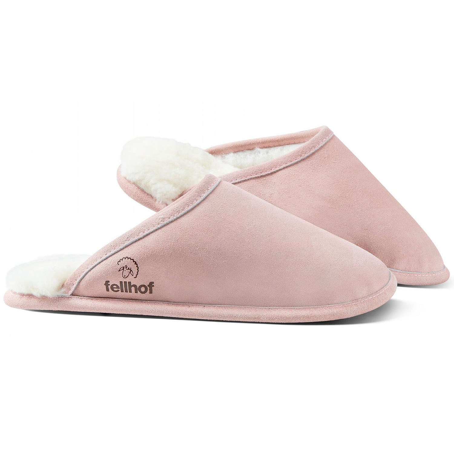 Fellhof Trendy Damen Lammfell-Pantoffel Rosa Pantoffeln