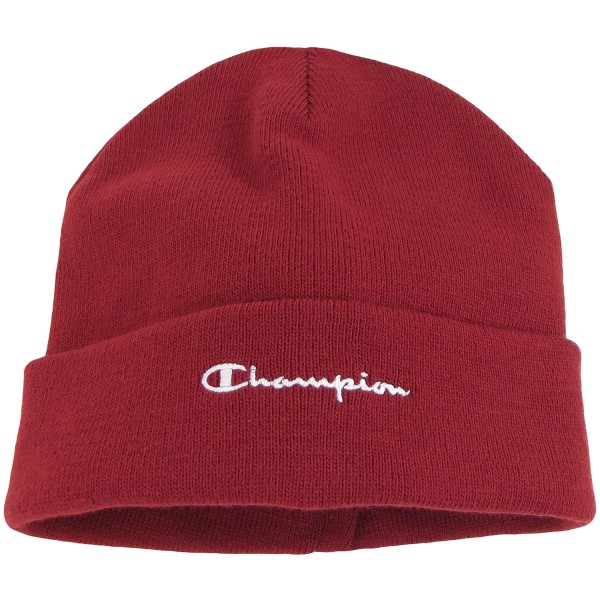 Champion Beanie Cap Unisex Mütze Crimson Rot (CMR)