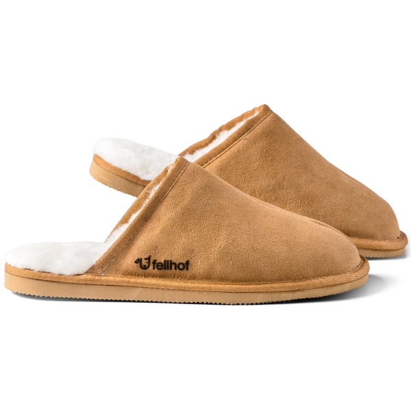 Fellhof - Komfort - Men Lambskin Clogs - Brown (Braun)