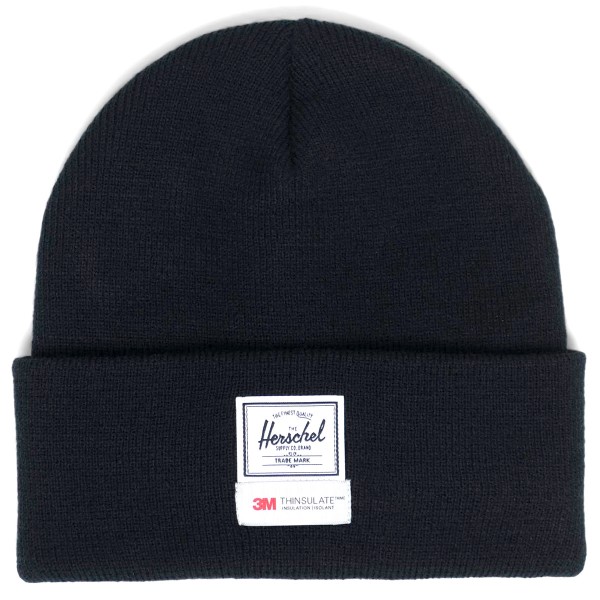 Herschel Elmer Thinsulate Beanie Unisex Mütze Schwarz (Black)