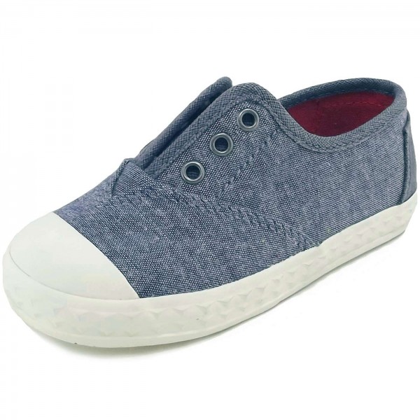 Toms Zuma Chambray Kleinkinder Slipper blau (blue multi speckle)