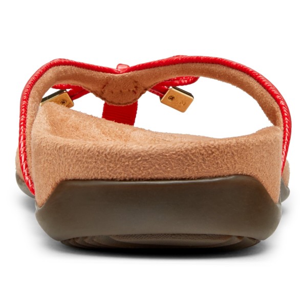 Vionic Bella II Women Toe Post Sandal cherry Flip Flops