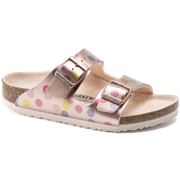 Birkenstock Arizona Kids Mädchen Pantolette metall(metall)