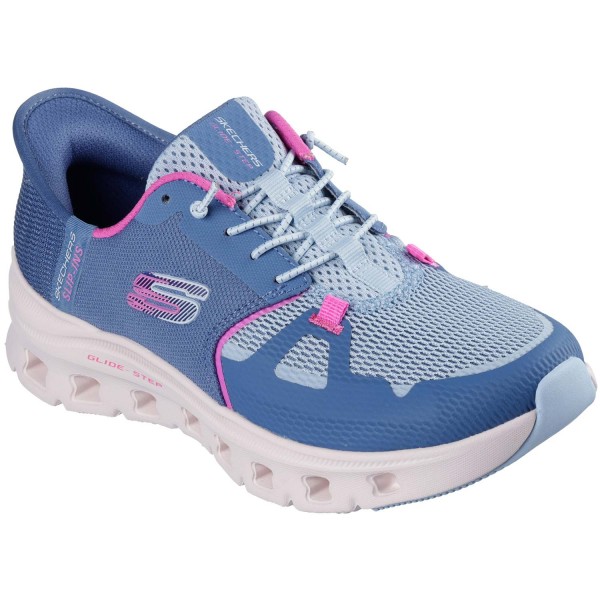 Skechers - Slip-ins - Glide-Step Pro - Damen Komfort-Sneaker zum Reinschlüpfen - Slate/Pink