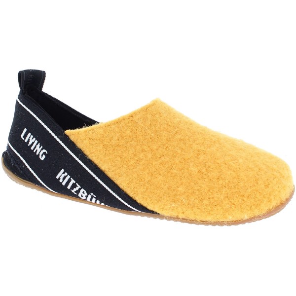 Living Kitzbühel Slipper LK Kinder Hausschuhe Gelb/Schwarz (Citrus)