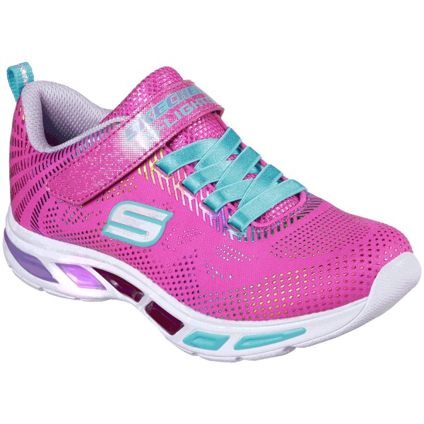 Skechers S Lights Litebeams Gleam N Dream Mädchen Leucht Sneaker neon/pink/multi