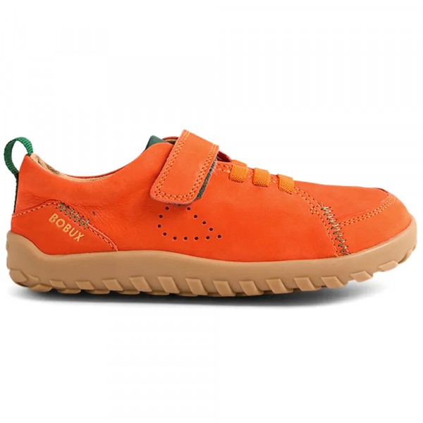Bobux Prime Kinder Barfußschuhe aus Leder Orange (Tangerine)